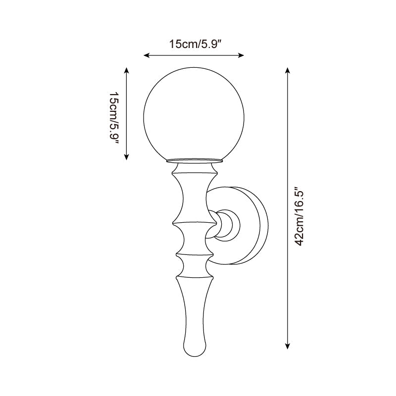 Lampada da parete Mefero