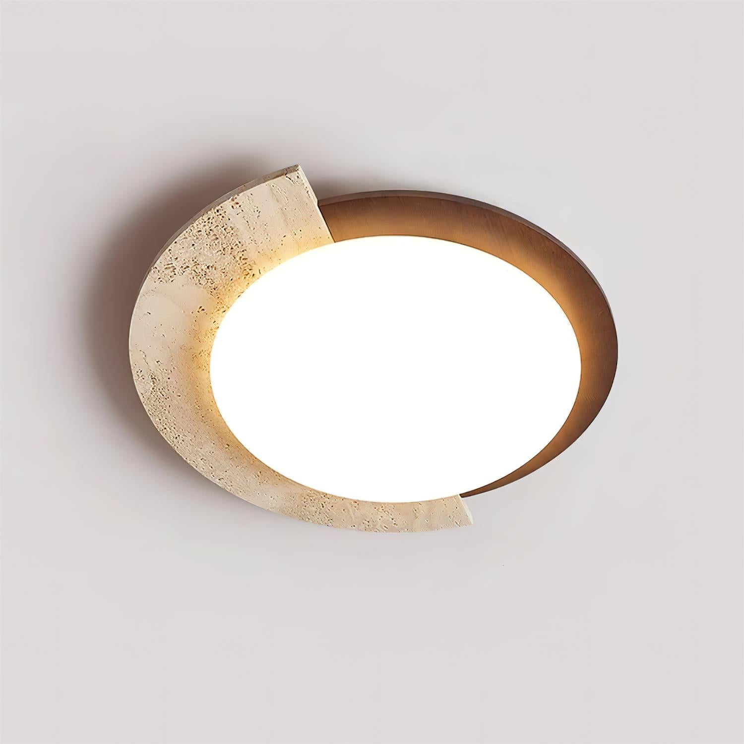Halfero Natuursteen Plafondlamp
