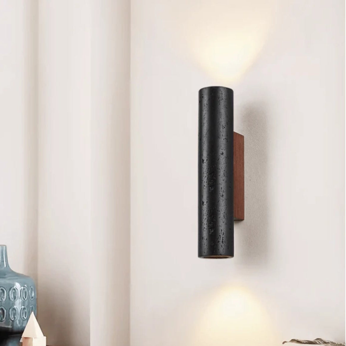 Nisco Travertijn Wandlamp