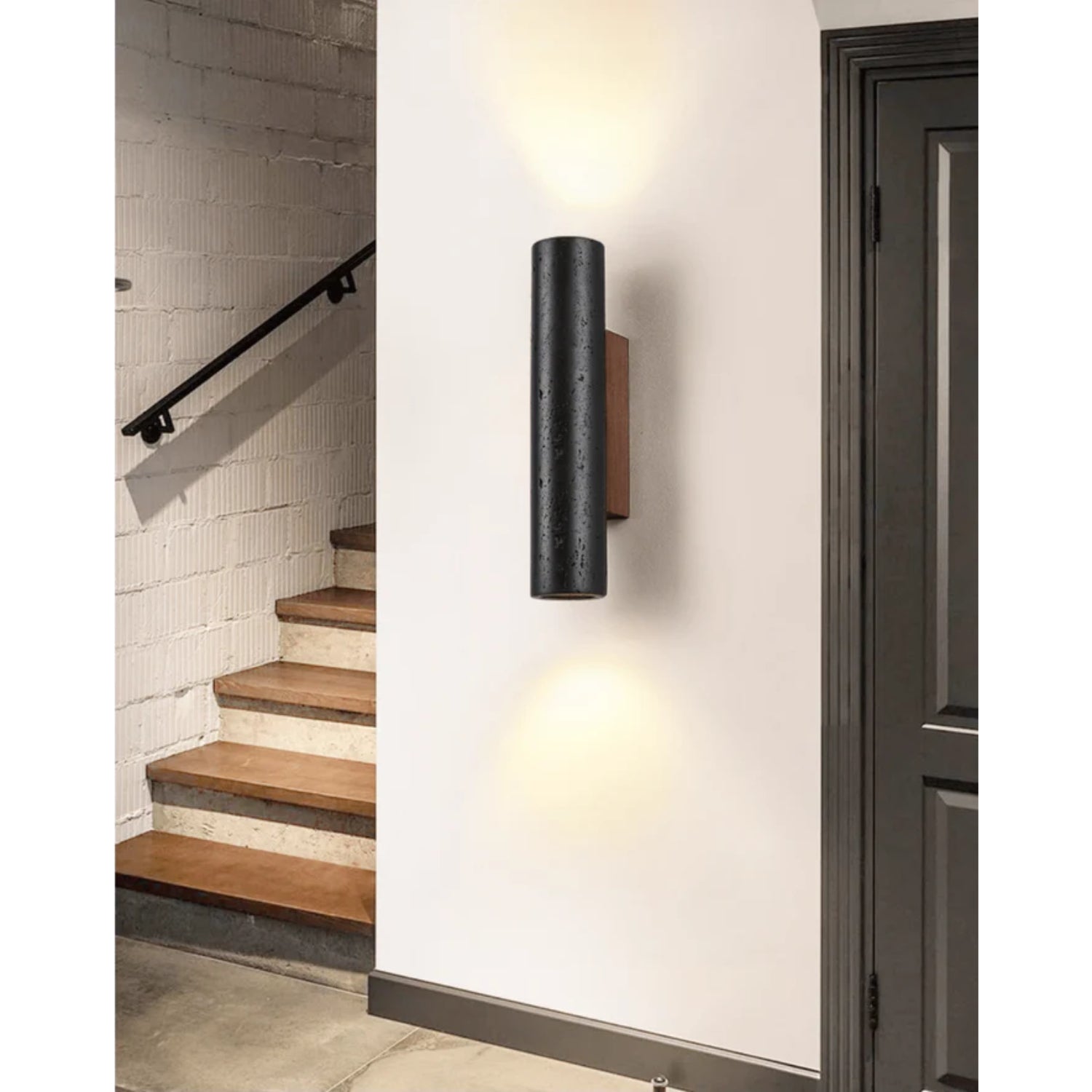 Nisco Travertijn Wandlamp