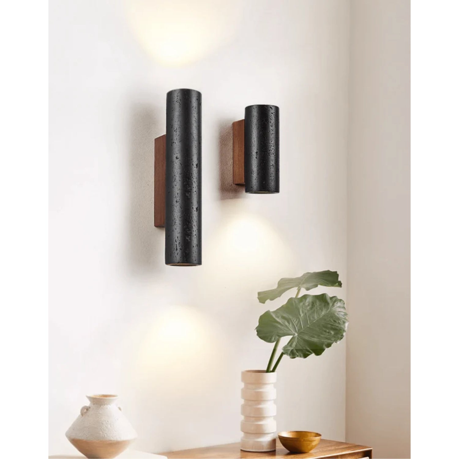 Nisco Travertijn Wandlamp