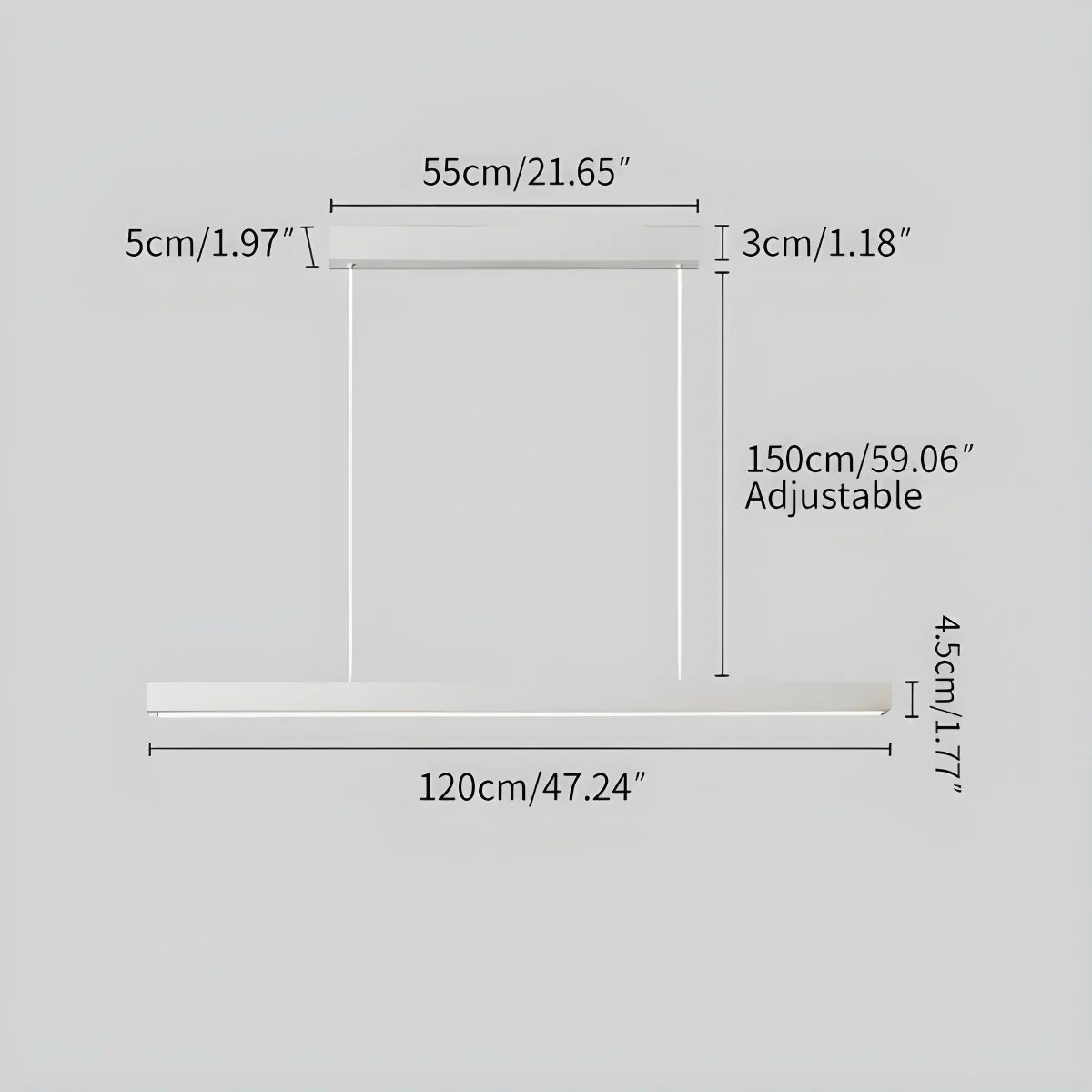 Ceylano Lineaire Hanglamp