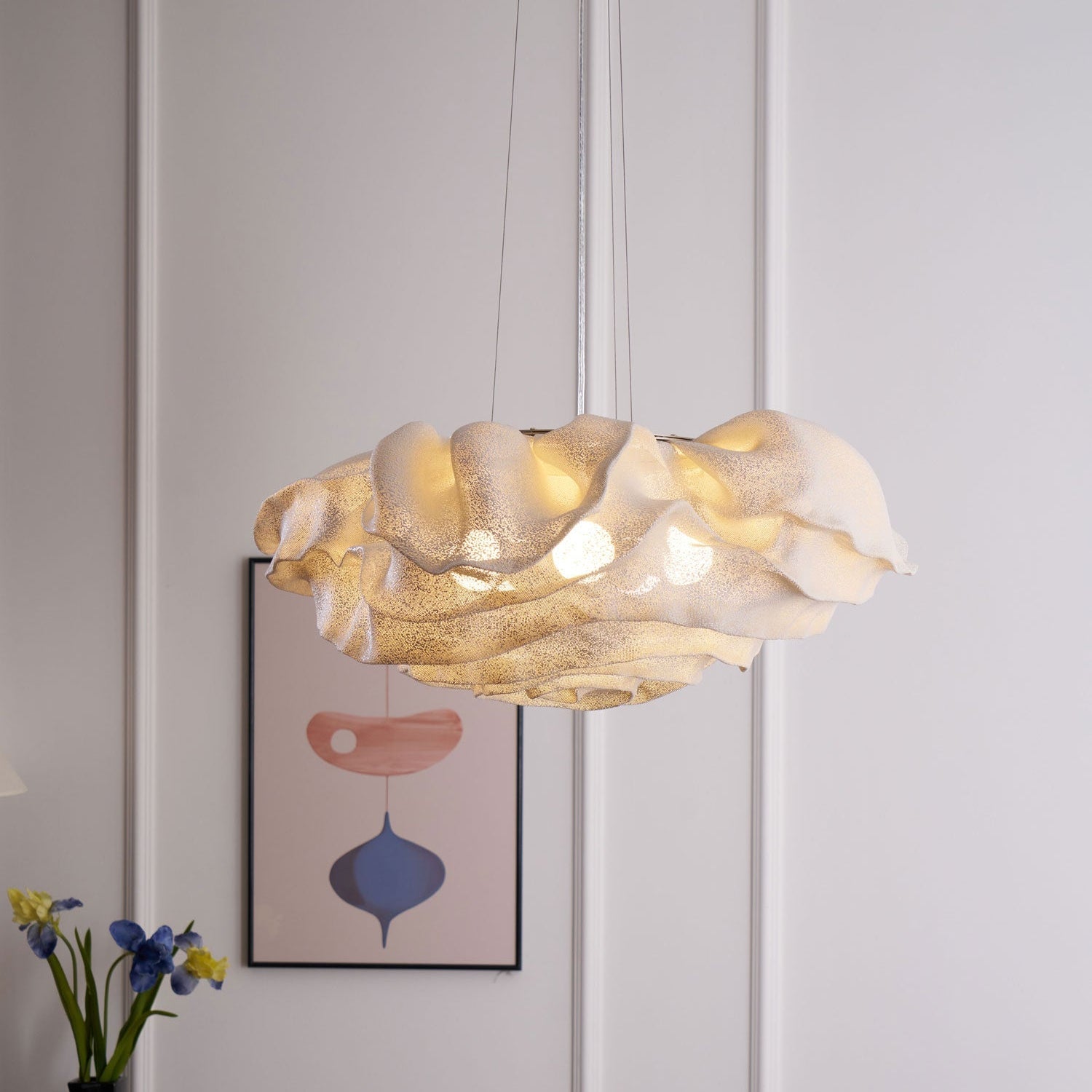 Lampada a sospensione Lunoment