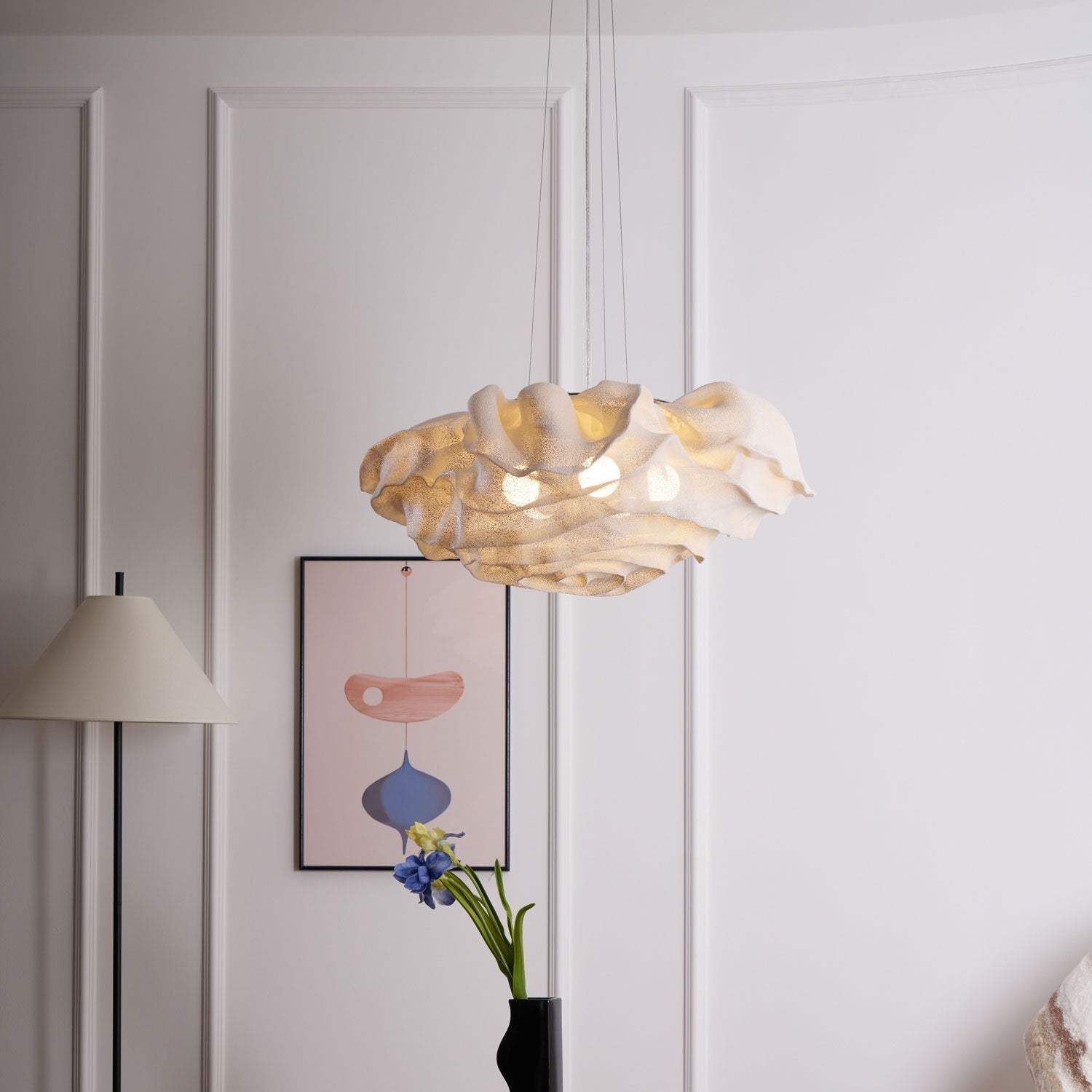 Lampada a sospensione Lunoment