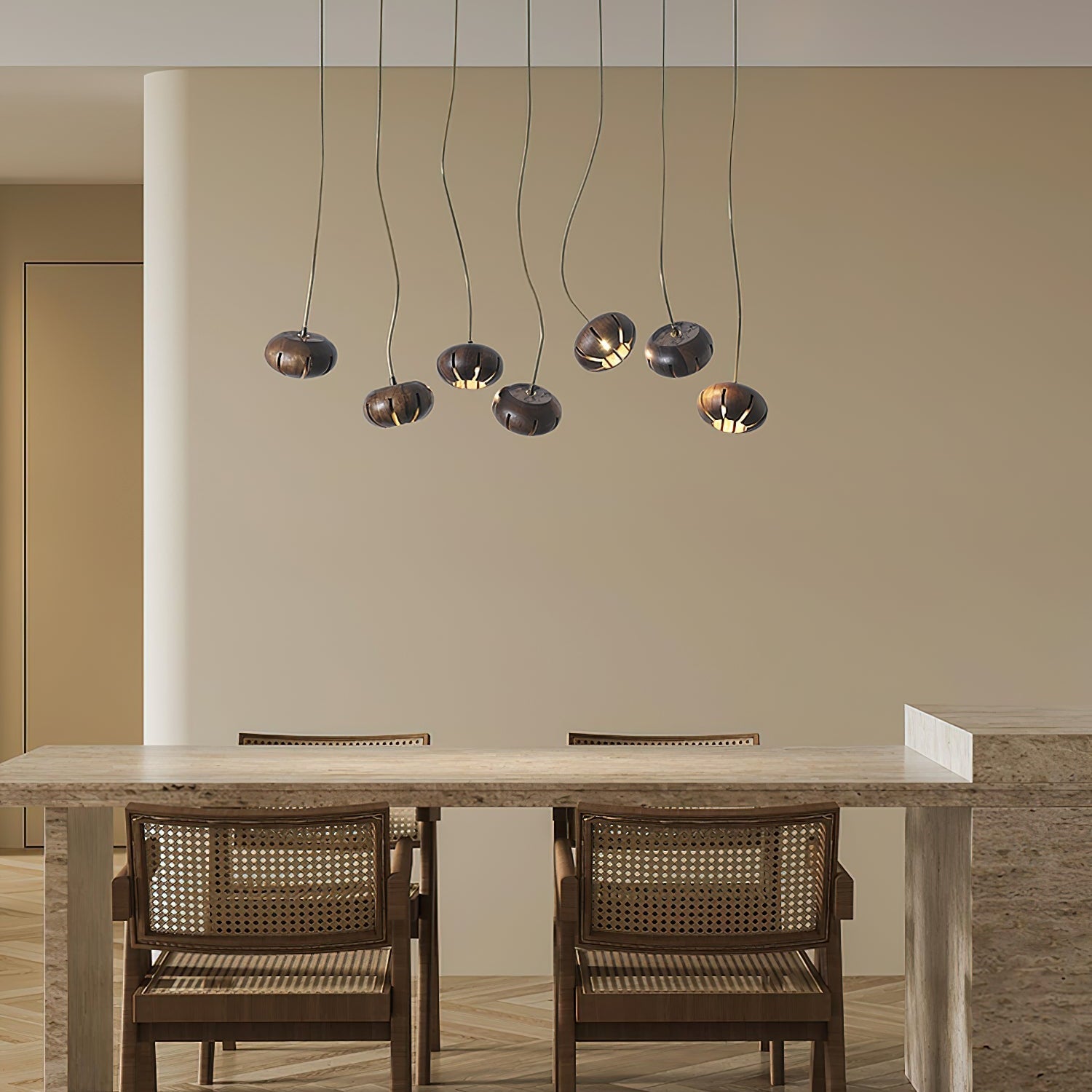 Lampada a sospensione Moz Pompoen Design