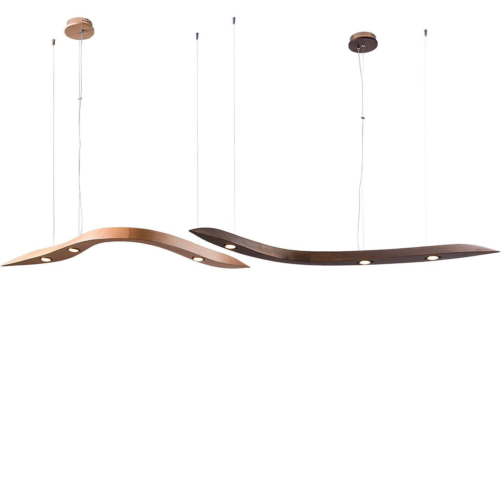 Weloma Wave Houten Hanglamp