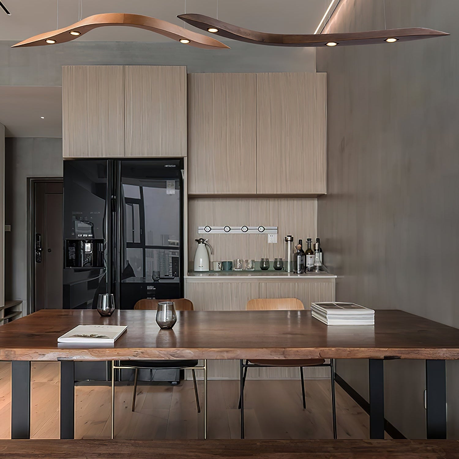 Weloma Wave Houten Hanglamp