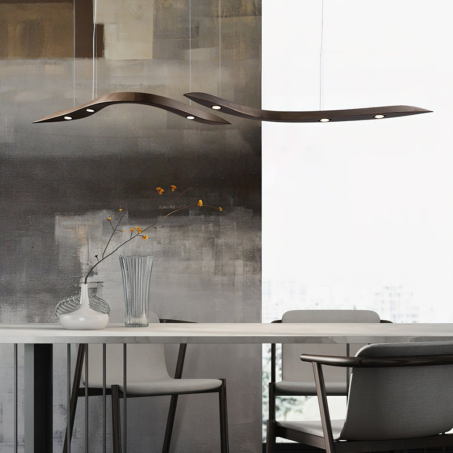 Weloma Wave Houten Hanglamp