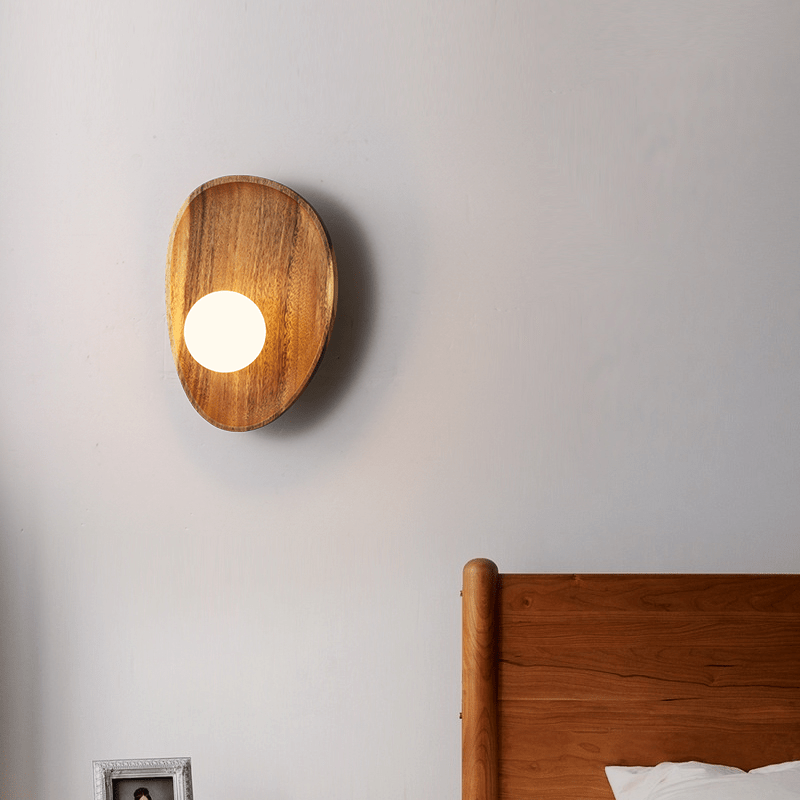Oza Houten Wandlamp