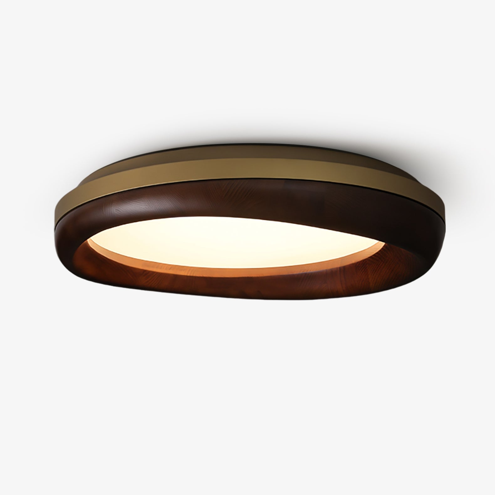 Lampada da soffitto in legno Besca