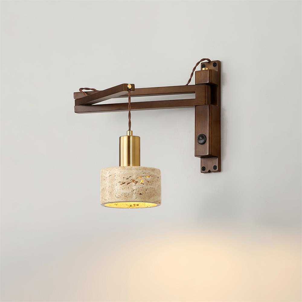 Zayevo Natuursteen Wandlamp
