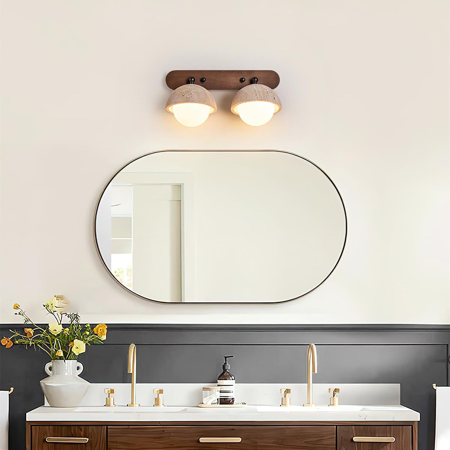 Pellenza Natuursteen Wandlamp