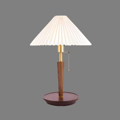 Lea Vintage Houten Tafellamp