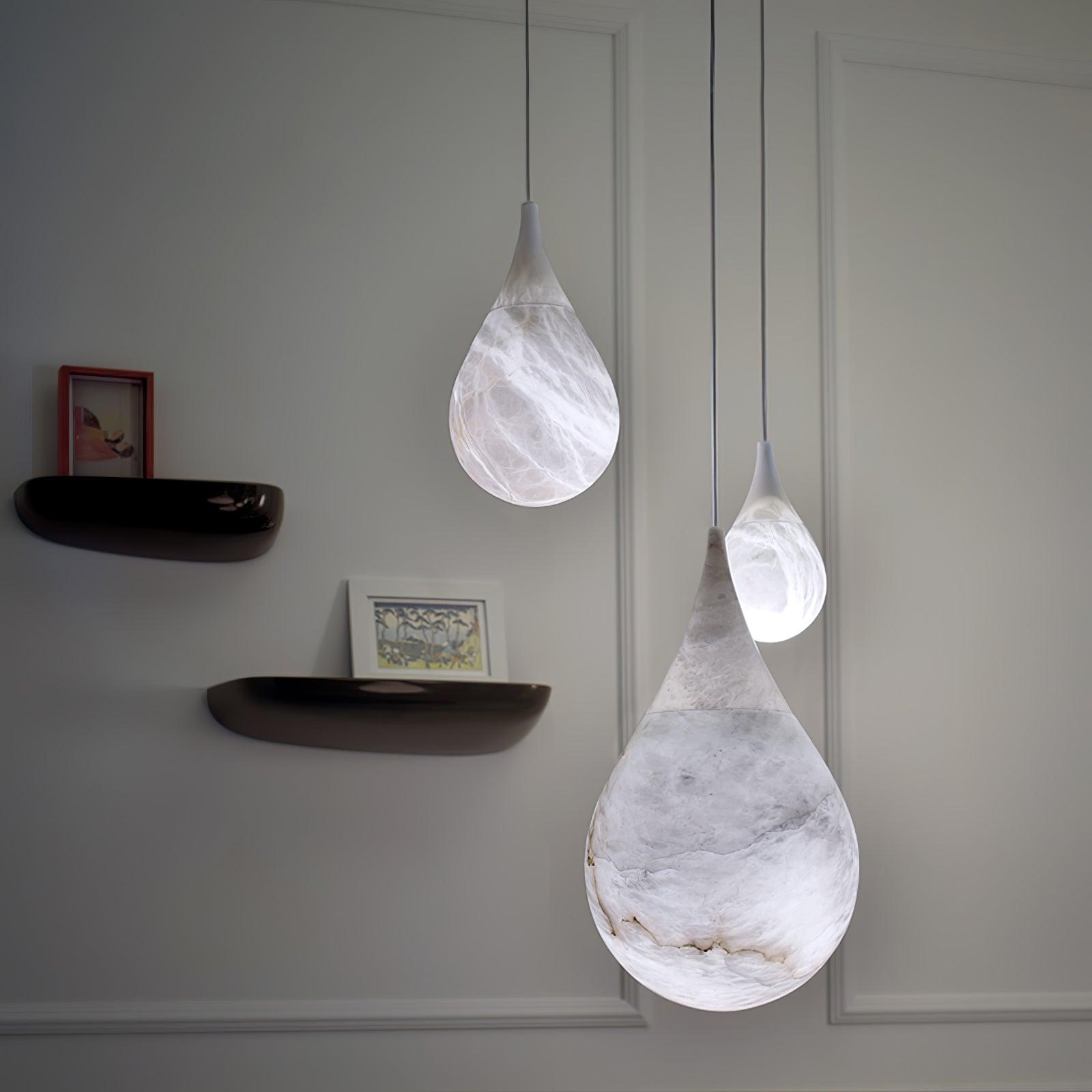 Marmeren Raindrop Hanglamp