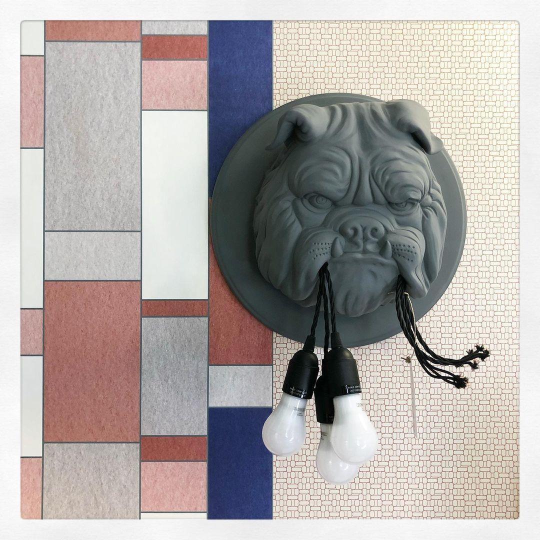 Bulldog Wandlamp
