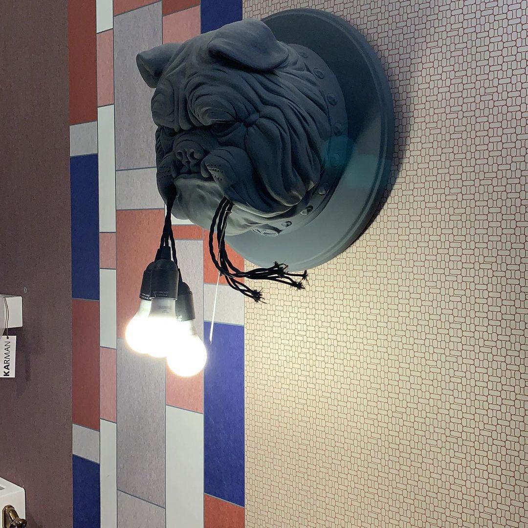 Bulldog Wandlamp