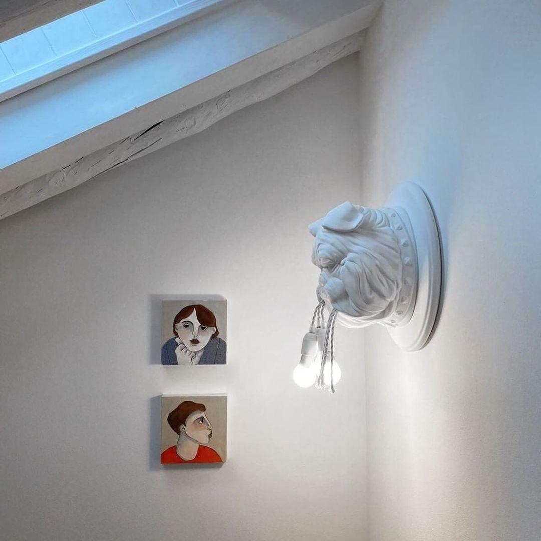 Bulldog Wandlamp