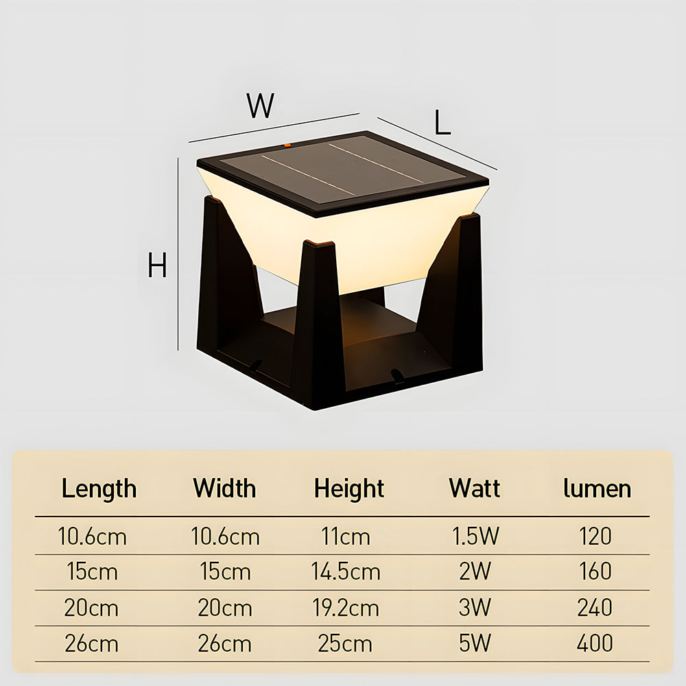 Venzaro Solar Buitenlamp Pilar