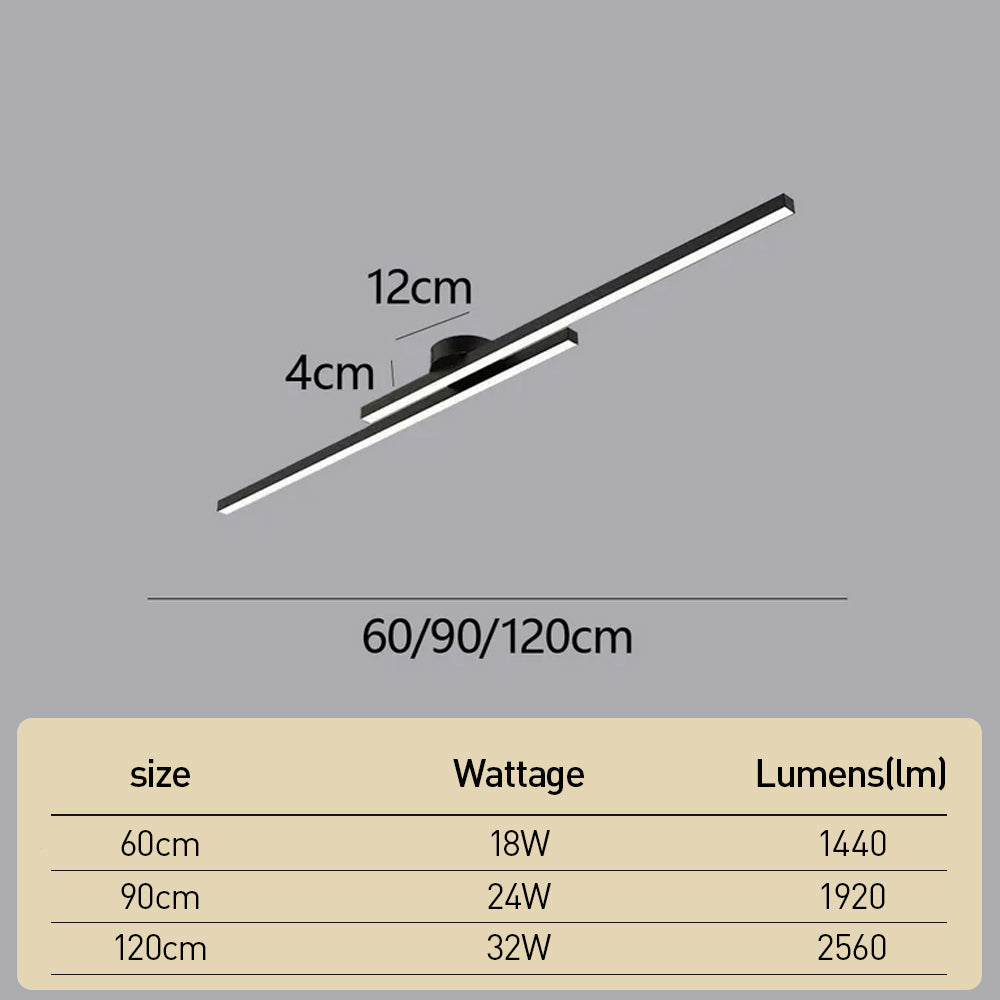 Longstrip Plafondlamp
