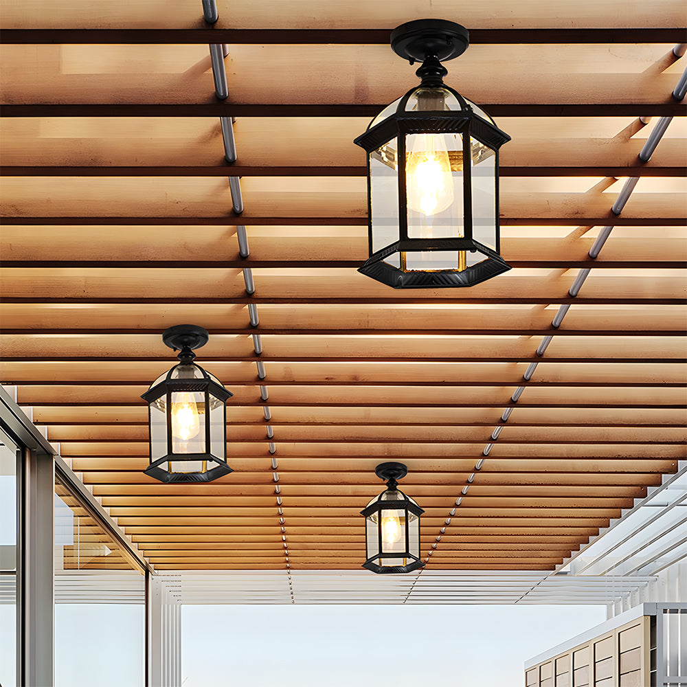Tonna Lantaarn Outdoor Plafondlamp
