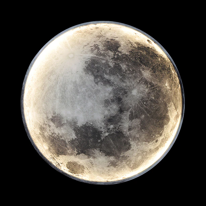 Eclipse Maanontwerp Wandlamp