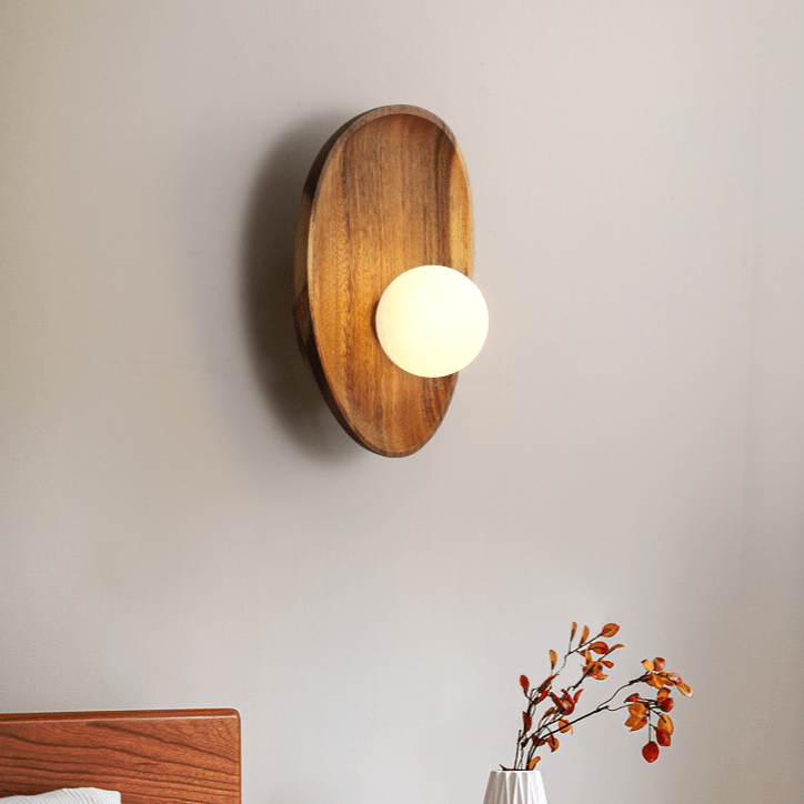 Oza Houten Wandlamp