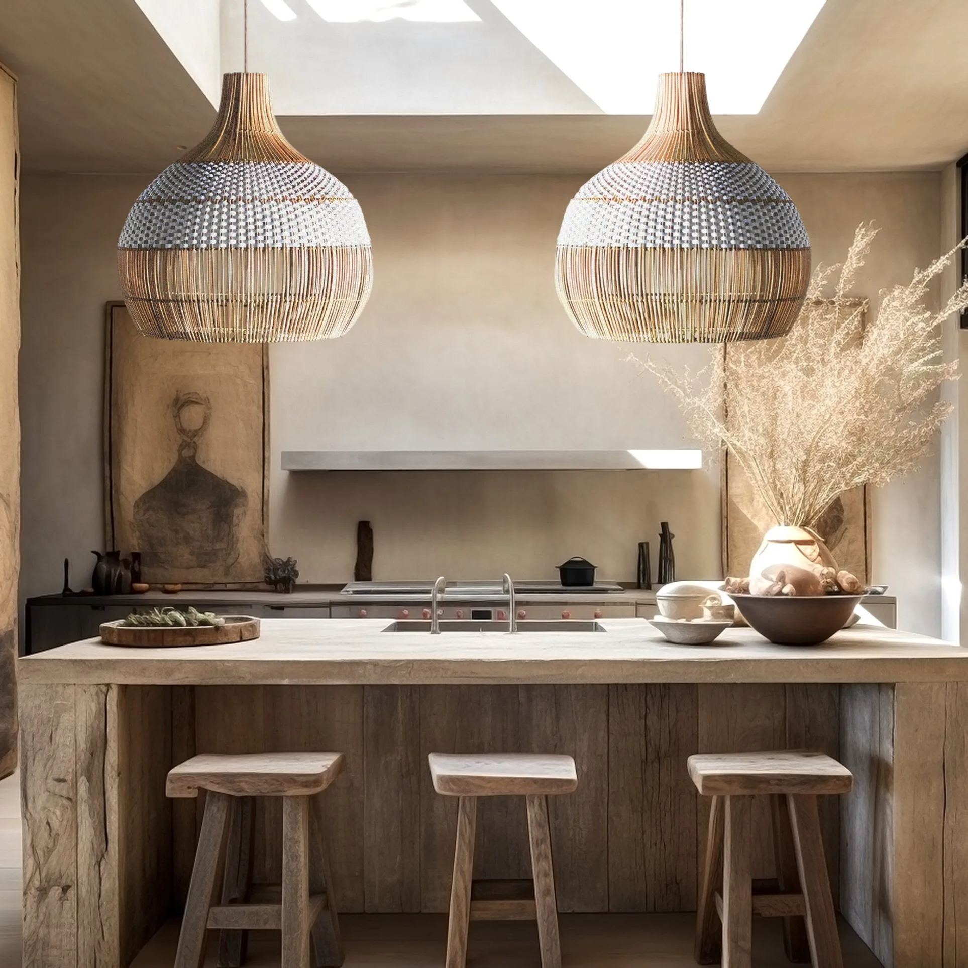 Avelina Geweven Boho Hanglamp