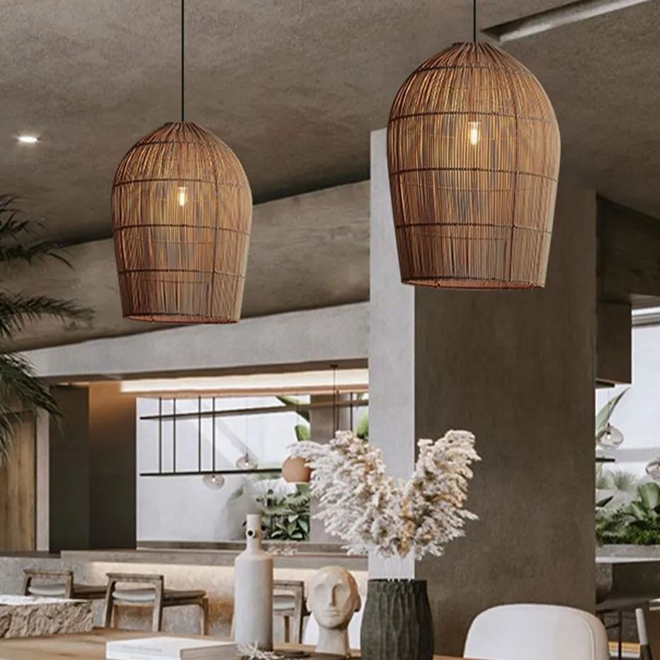 Savana Bamboe Boho Hanglamp