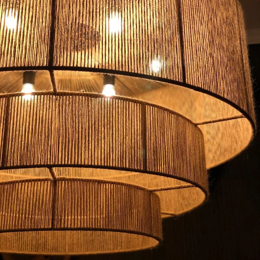 Taverno Henneptouw Boho Hanglamp