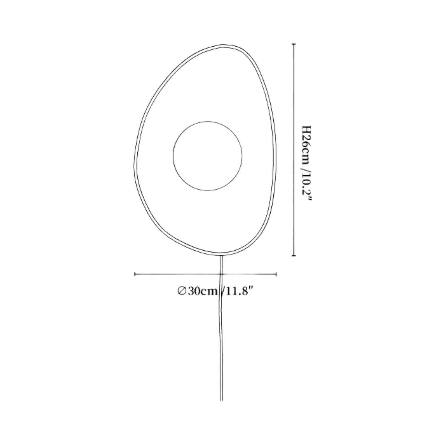 Lampada da parete Podene