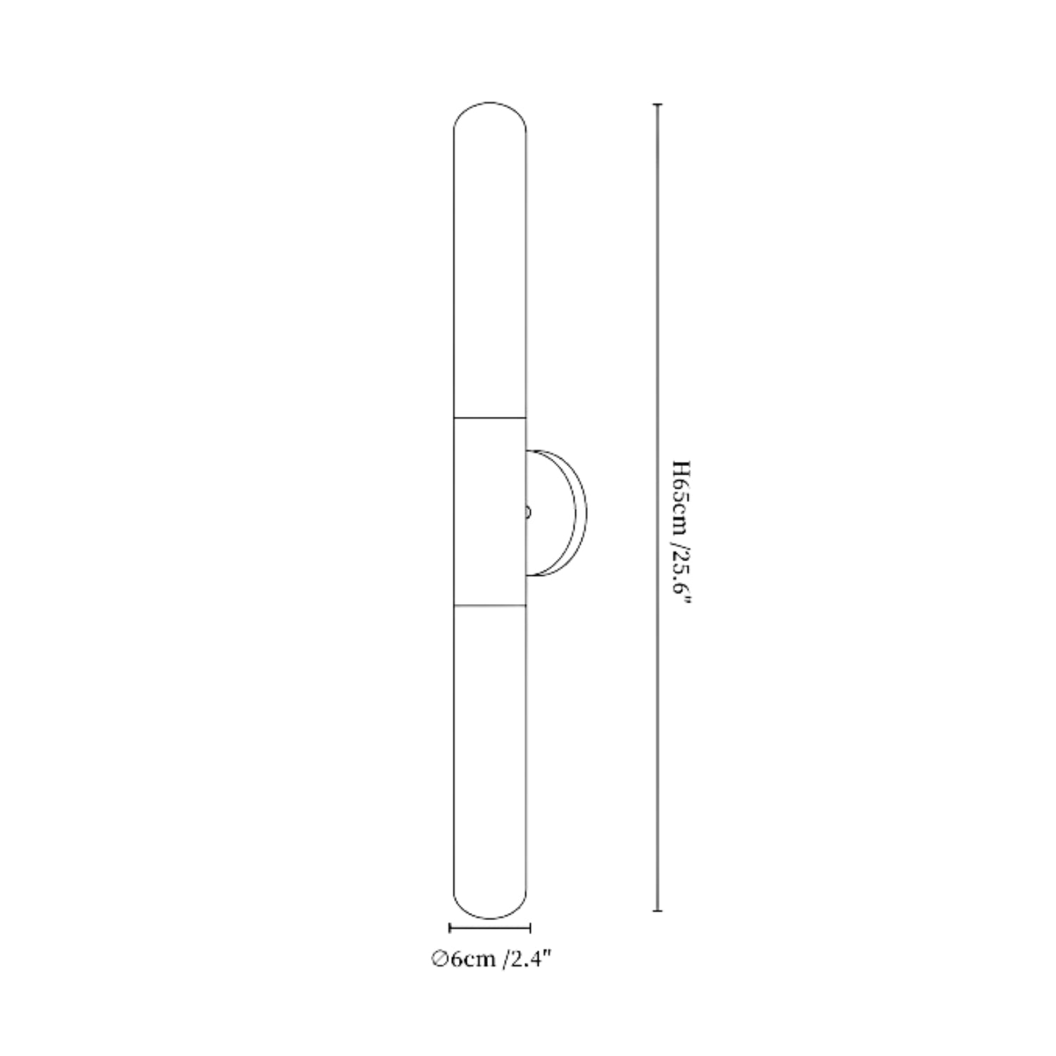 Lampada da parete Cevoma Albasten