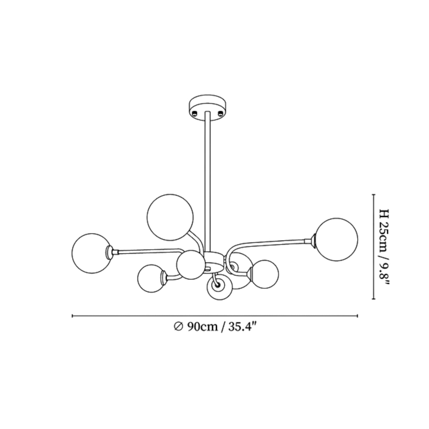 Lampada da soffitto Balldome
