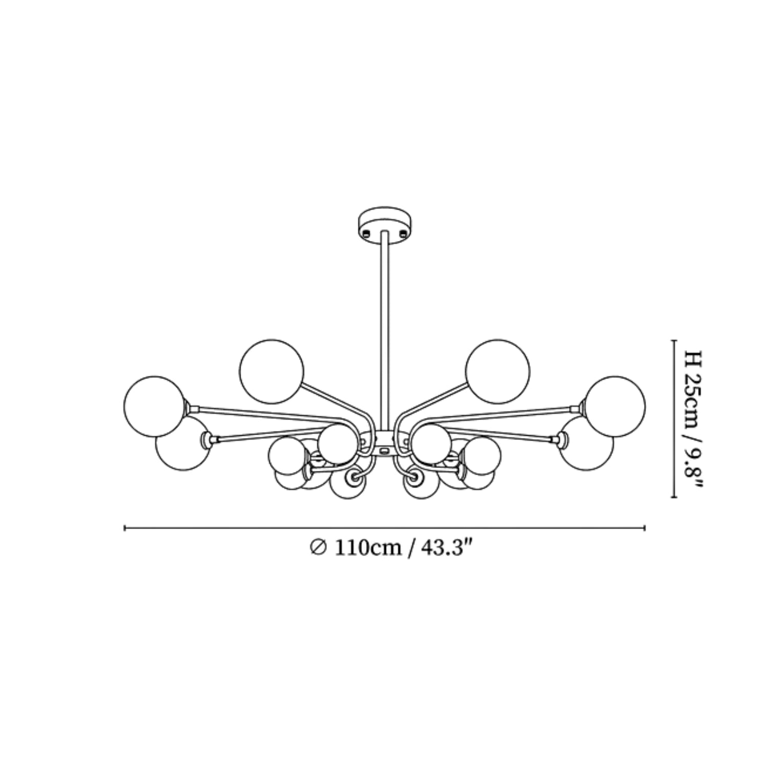 Lampada da soffitto Balldome