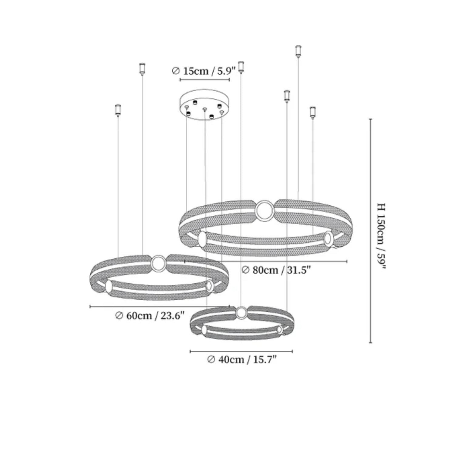 Alome Ringdesign Hanglamp