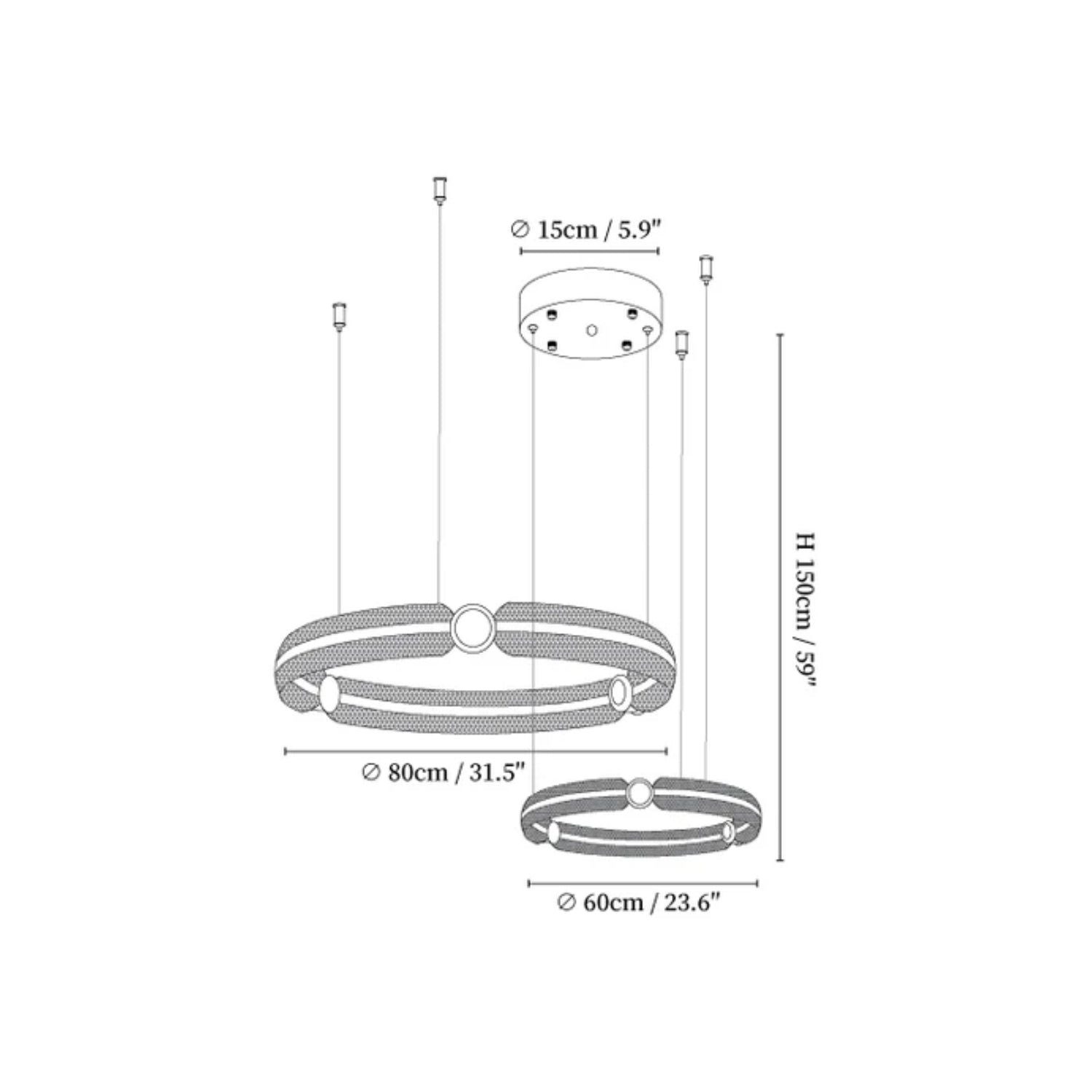 Alome Ringdesign Hanglamp