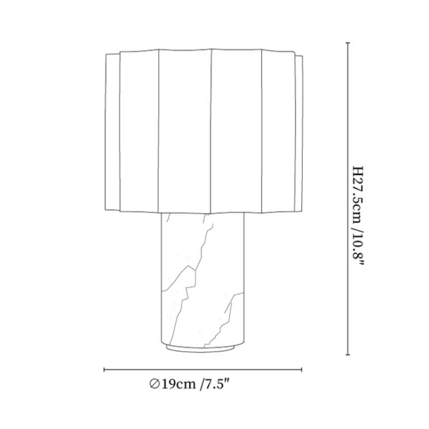 Orvinna Marmeren Tafellamp