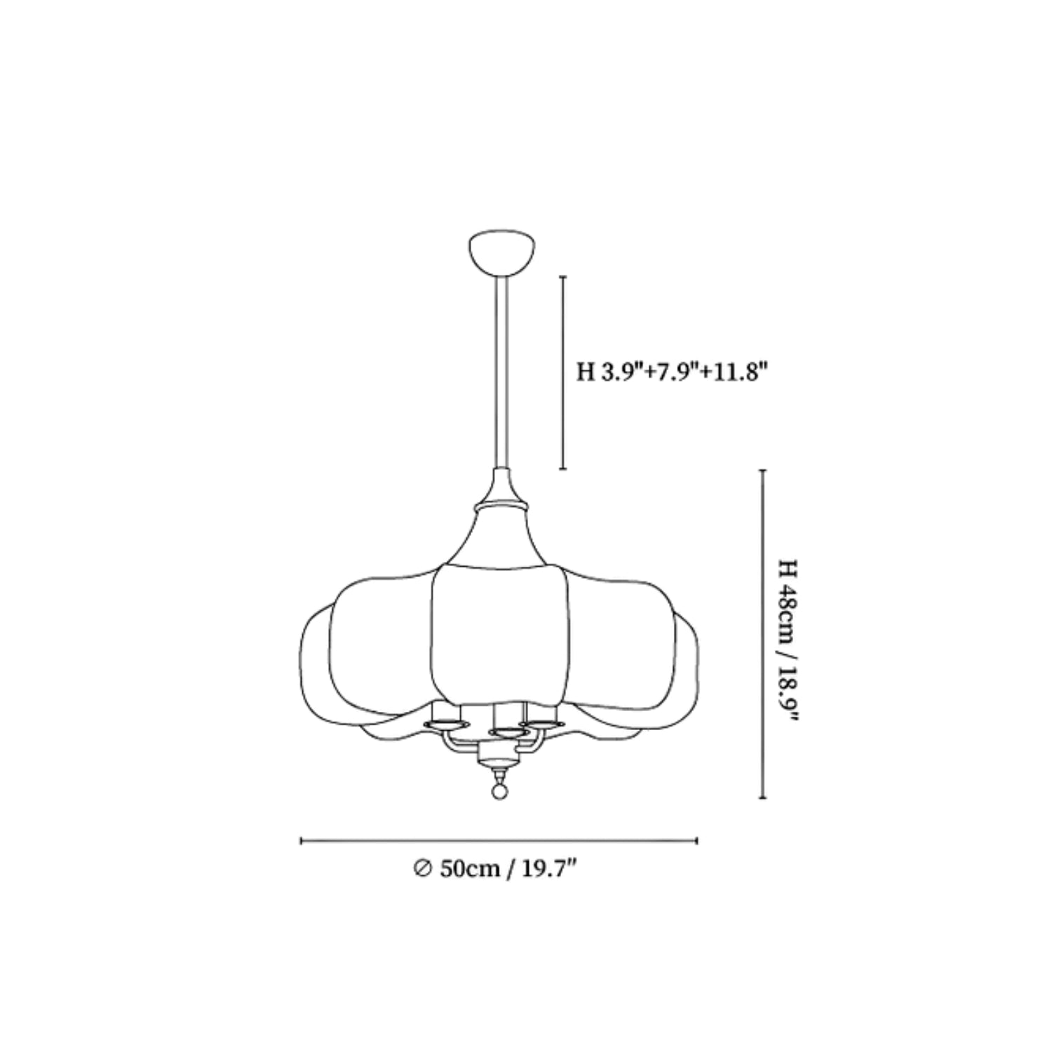 Lampada a sospensione Aremova