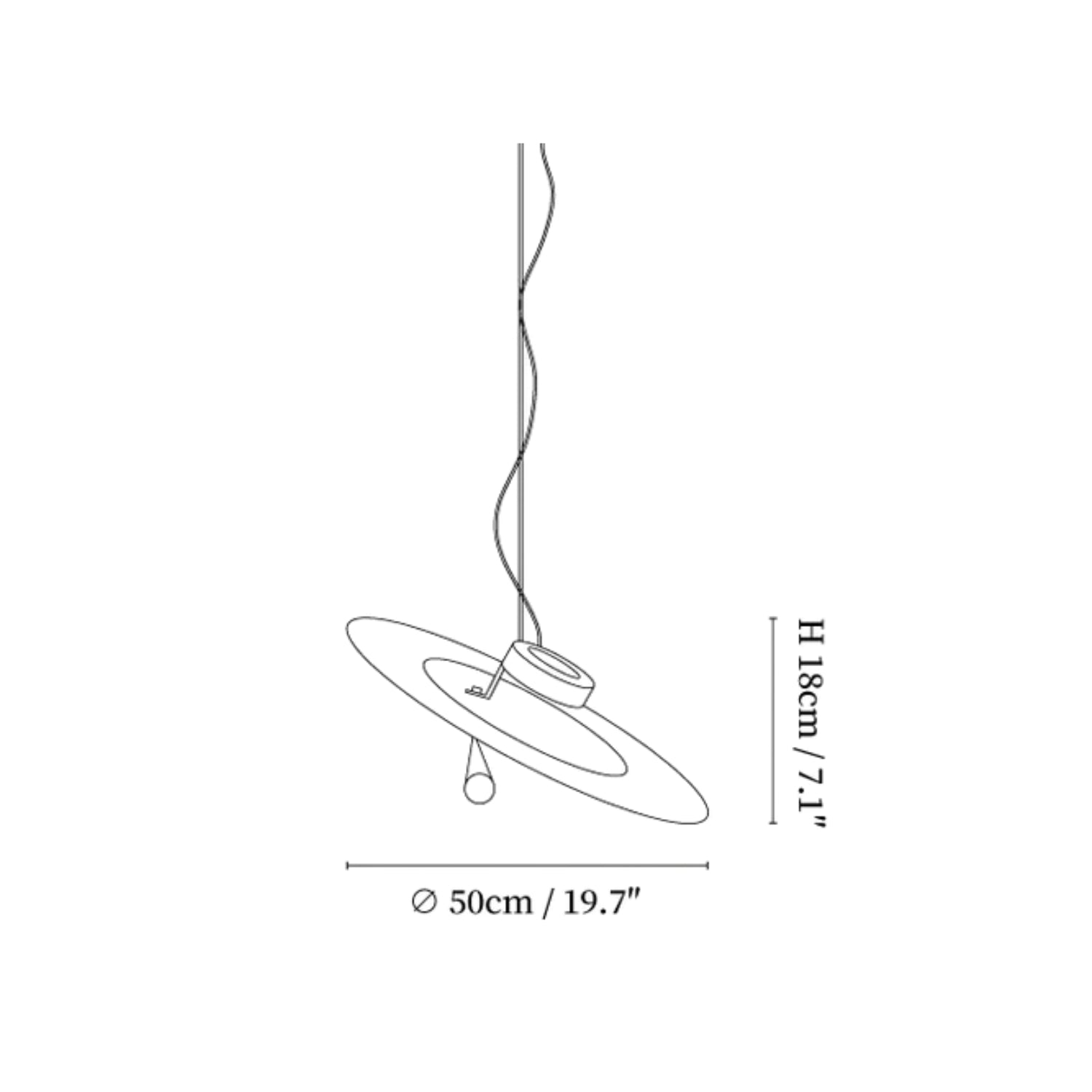 Lampada a sospensione Besocu