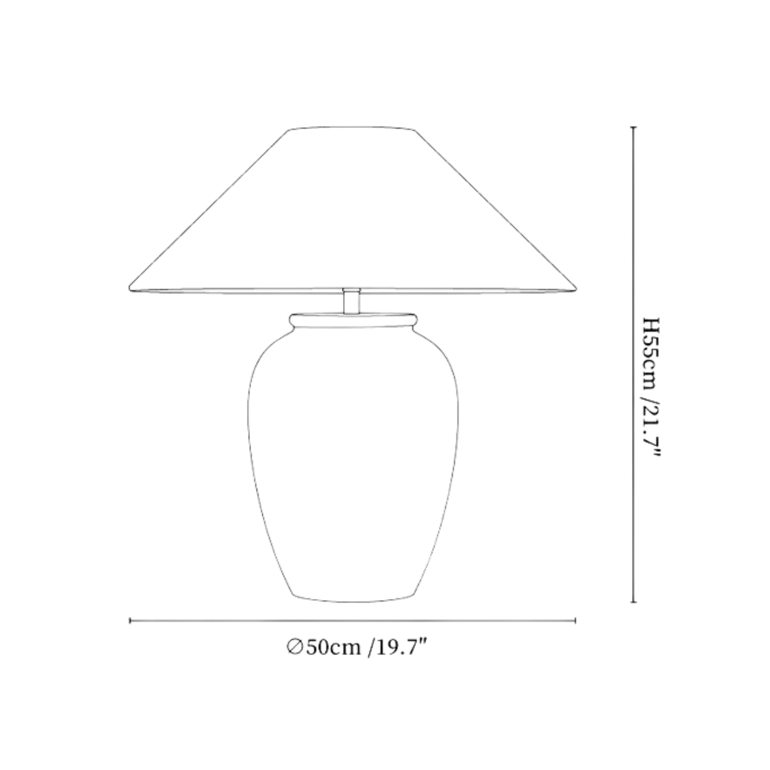 Lampada da tavolo Tevinga