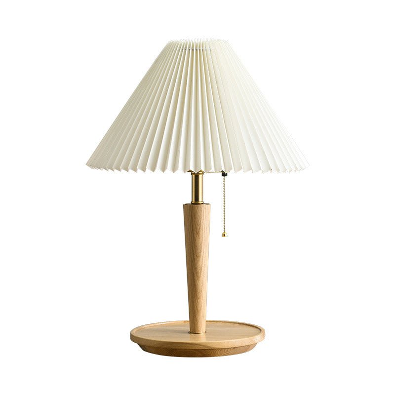 Lea Vintage Houten Tafellamp