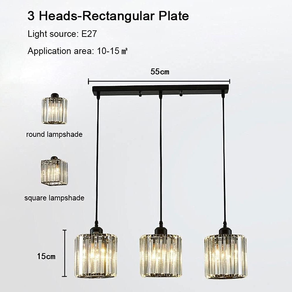 Multi-Head Kristal Hanglamp
