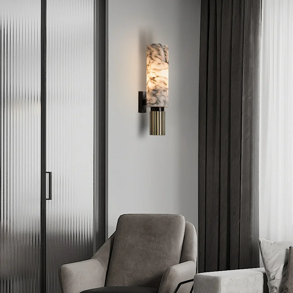 Luxe Marmeren Wandlamp