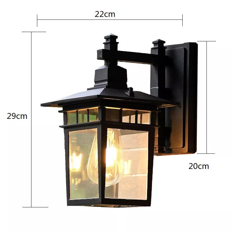 Silvax Lantaarn Outdoor Wandlamp