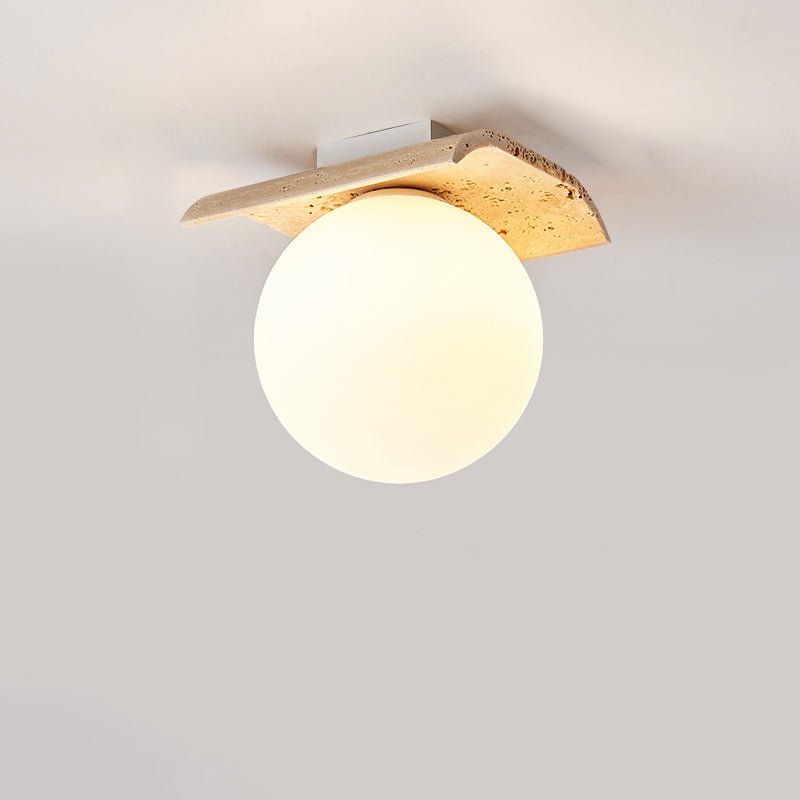 Moscoze Natuursteen Plafondlamp